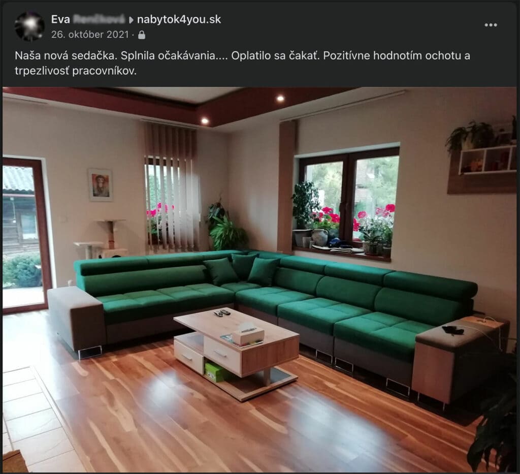 recenzia sedacka nabytok4you