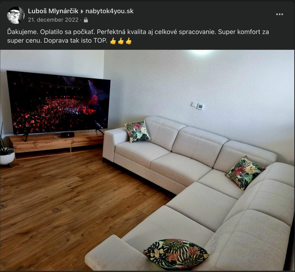 recenzia sedacka nabytok4you
