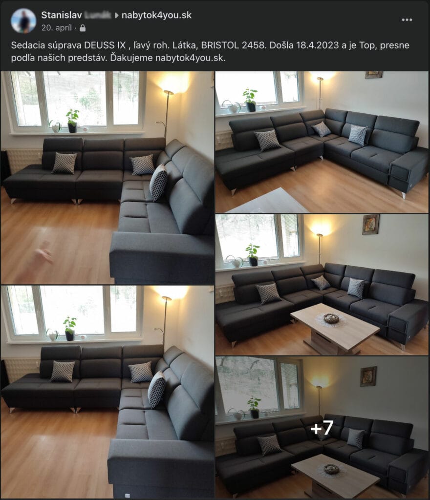 recenzia sedacka nabytok4you