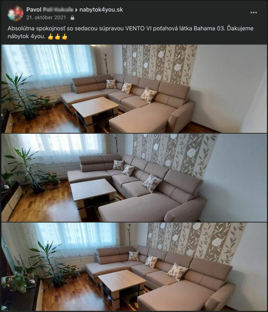 recenzia sedacka nabytok4you
