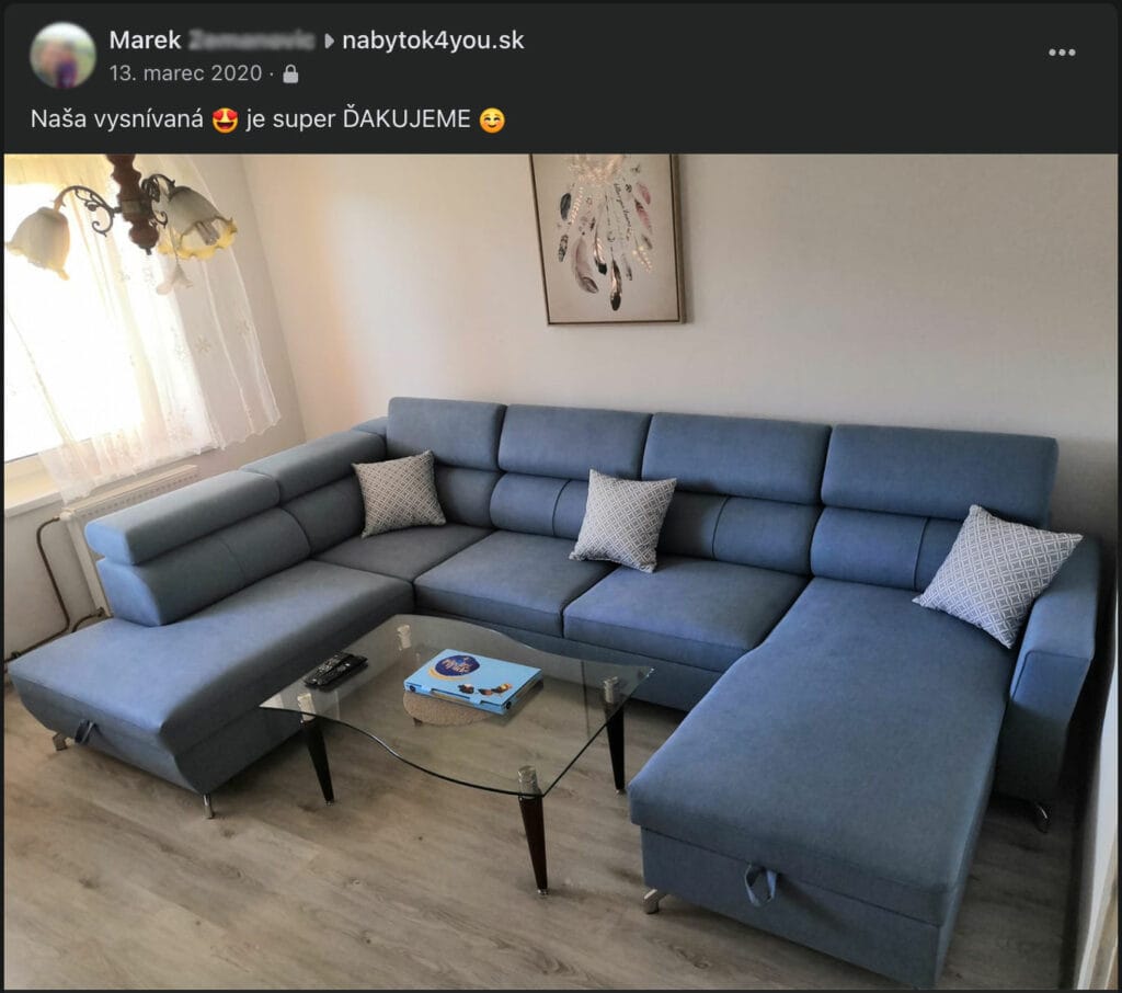 recenzia sedacka nabytok4you