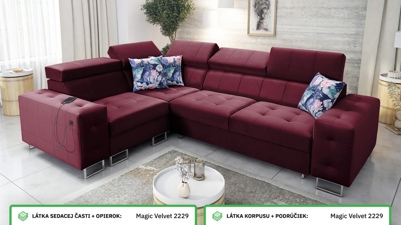 Rohová sedačka HEMILTON II Farebné prevedenie