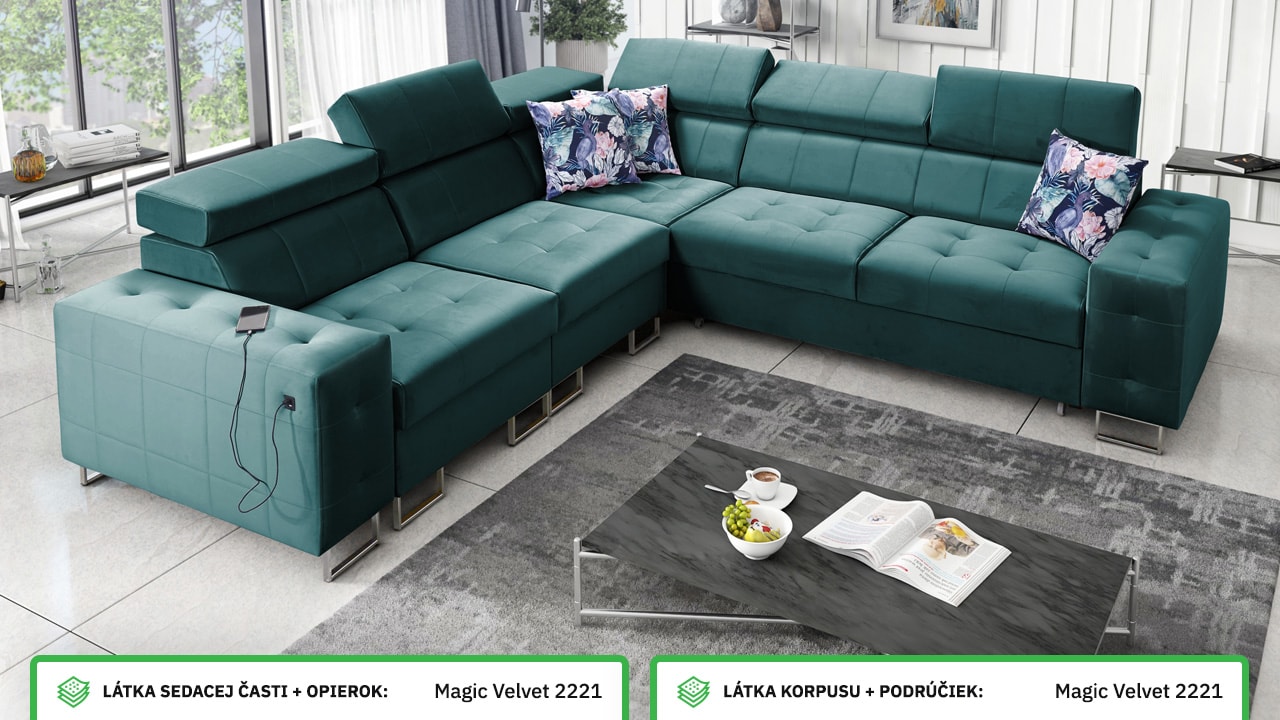 Rohová sedačka HEMILTON III Farebné prevedenie