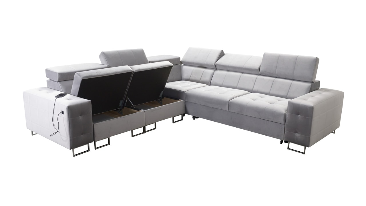 Rohová sedačka HEMILTON III Úložný priestor