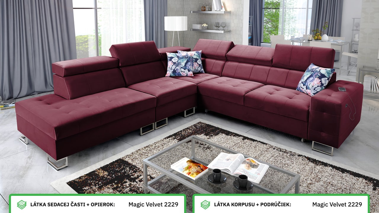 Rohová sedačka HEMILTON IX Farebné prevedenie