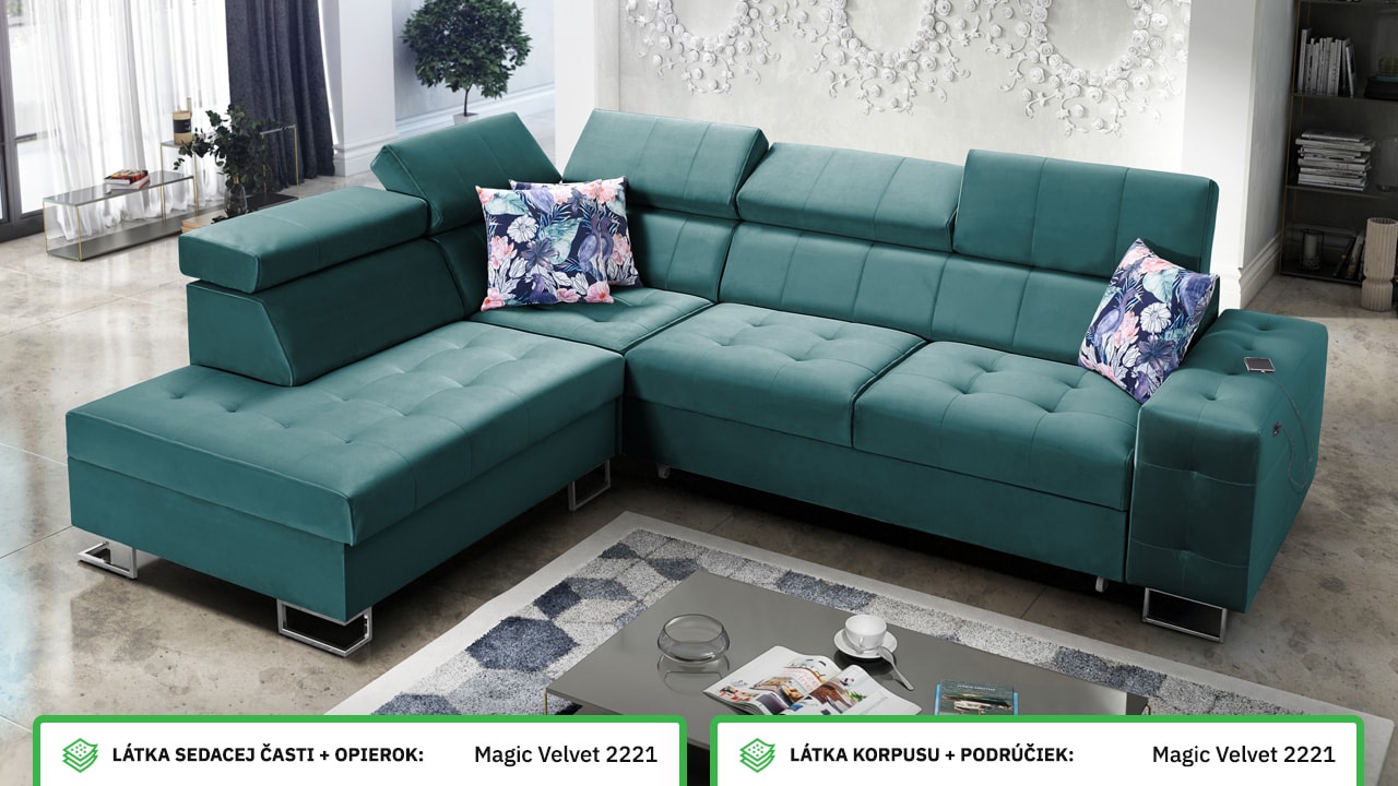 Rohová sedačka HEMILTON VII Farebné prevedenie