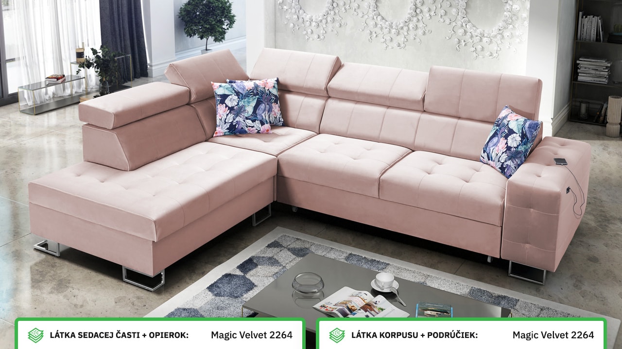 Rohová sedačka HEMILTON VII Farebné prevedenie