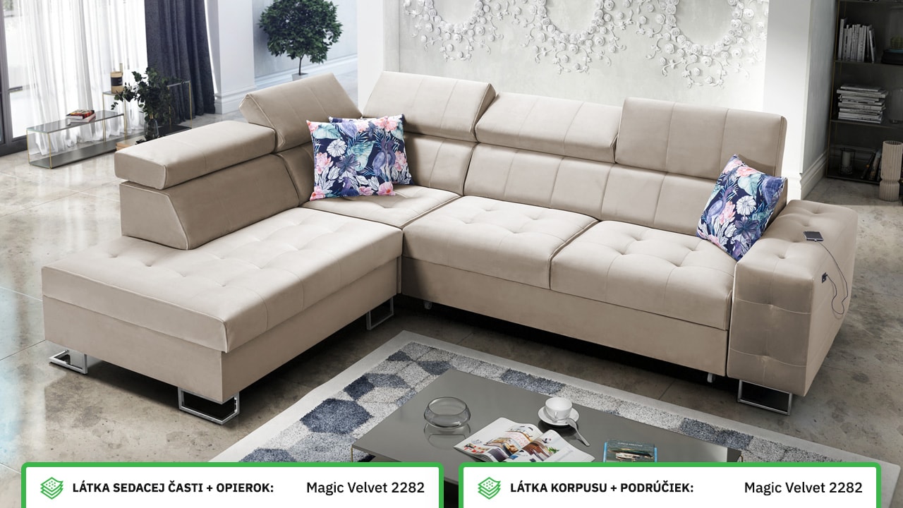 Rohová sedačka HEMILTON VII Farebné prevedenie