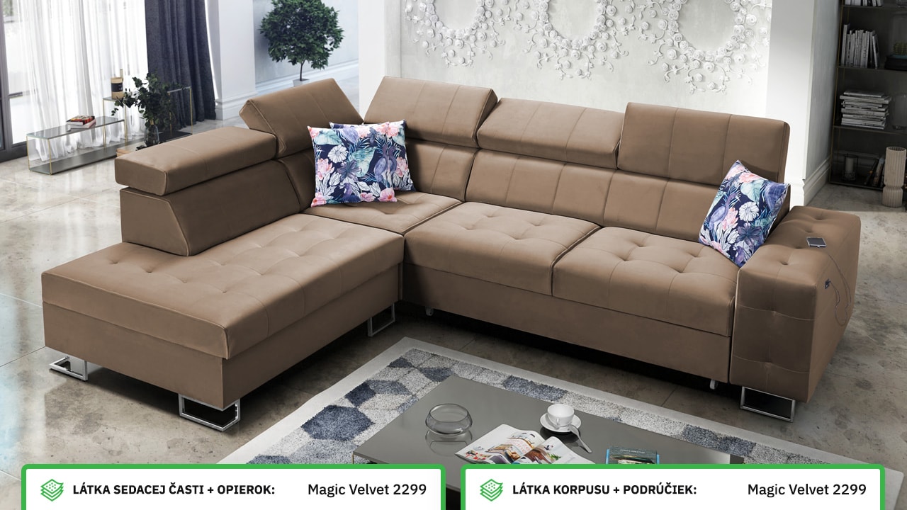 Rohová sedačka HEMILTON VII Farebné prevedenie