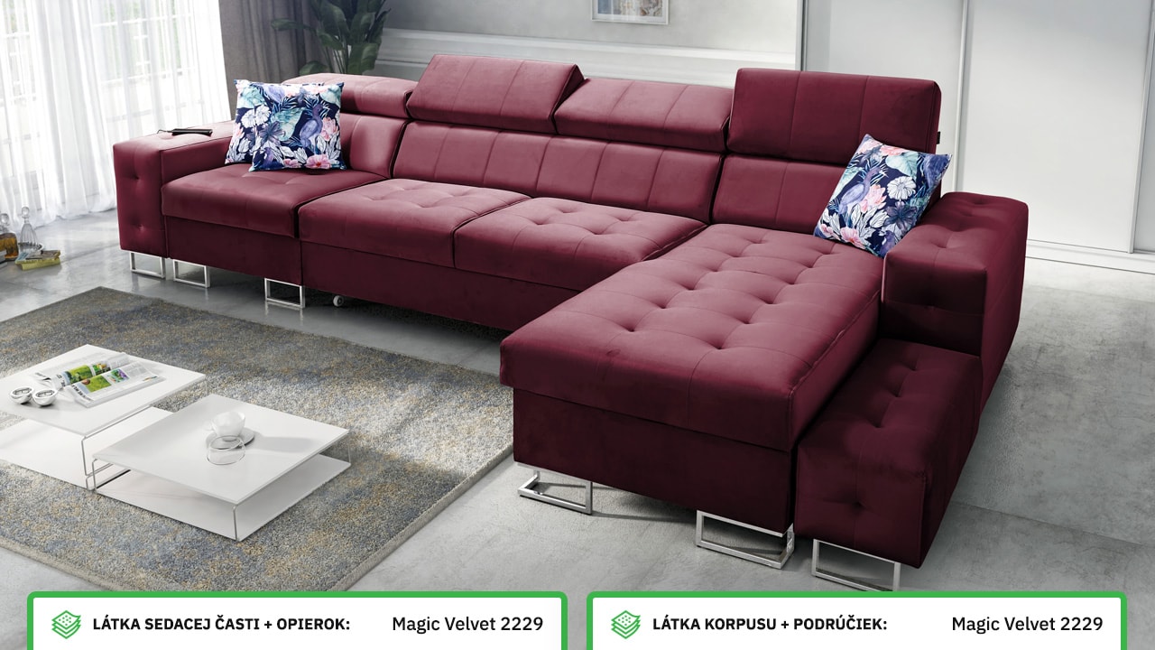 Rohová sedačka HEMILTON XI Farebné prevedenie