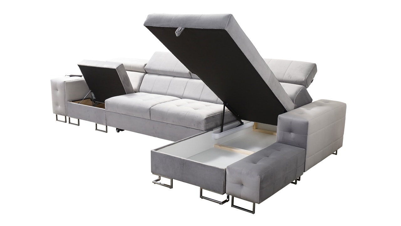 Rohová sedačka HEMILTON XI Úložný priestor