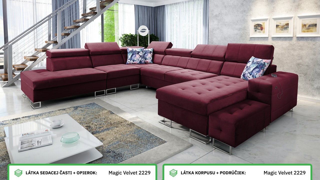 Sedacia súprava HEMILTON X Farebné prevedenie