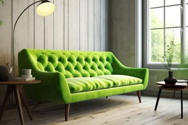 limetkovo zeleny gauc