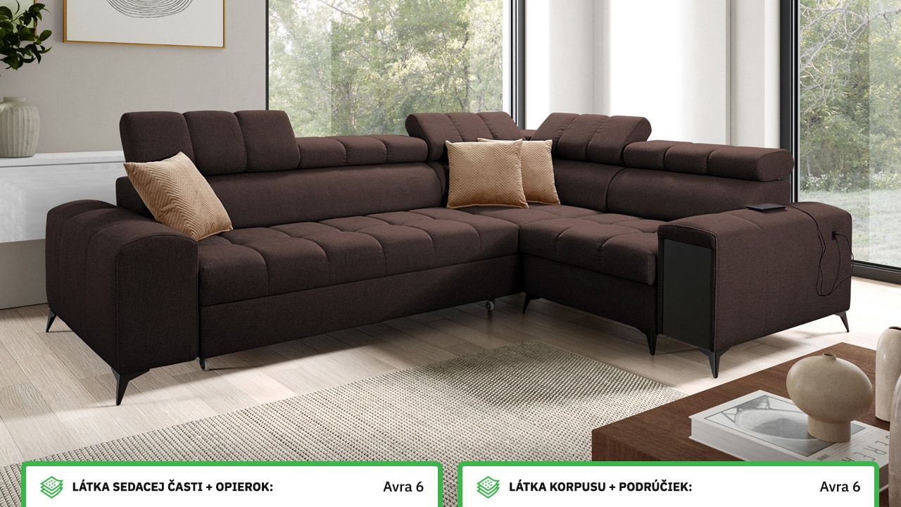 Rohová sedačka GRECCO II Farebné prevedenie