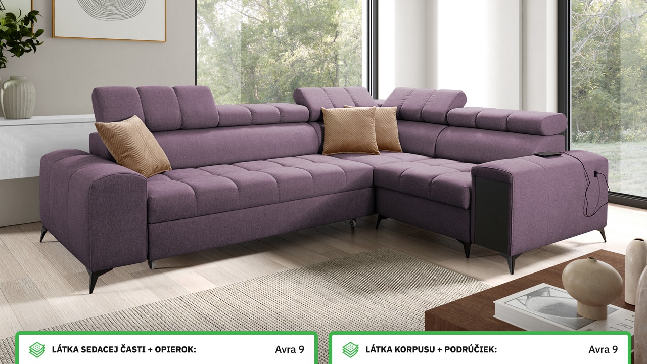 Rohová sedačka GRECCO II Farebné prevedenie