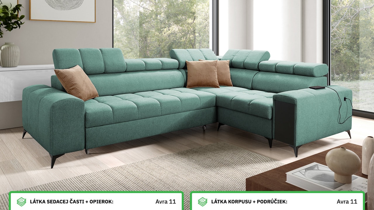 Rohová sedačka GRECCO II Farebné prevedenie