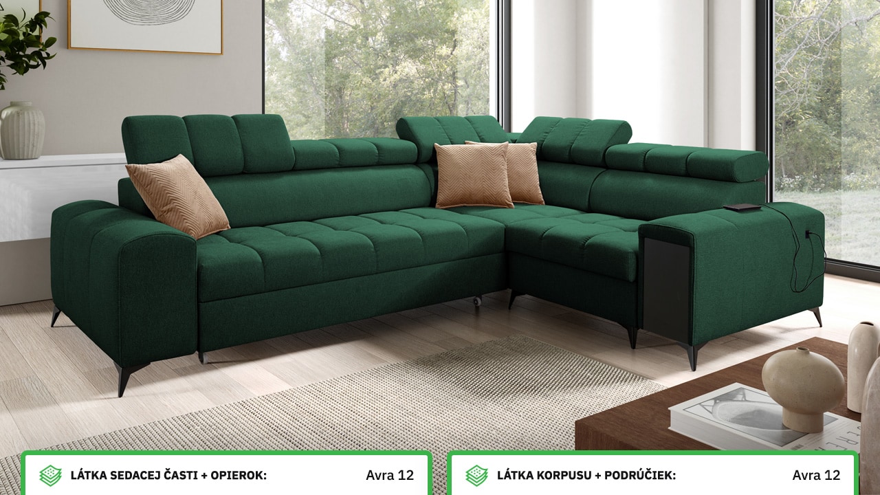 Rohová sedačka GRECCO II Farebné prevedenie