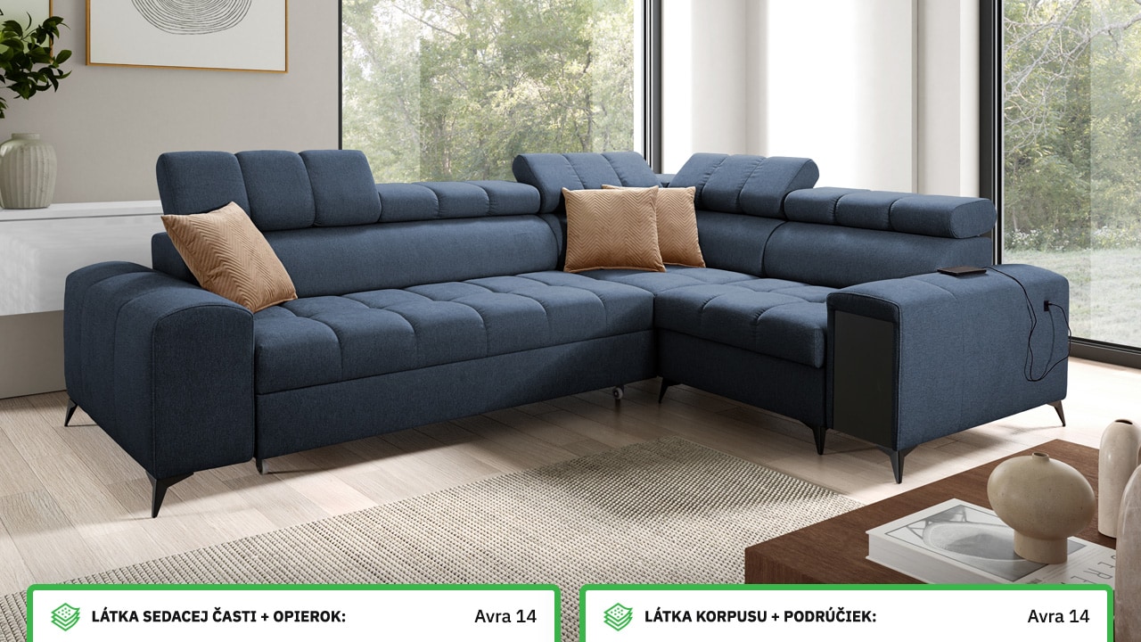 Rohová sedačka GRECCO II Farebné prevedenie