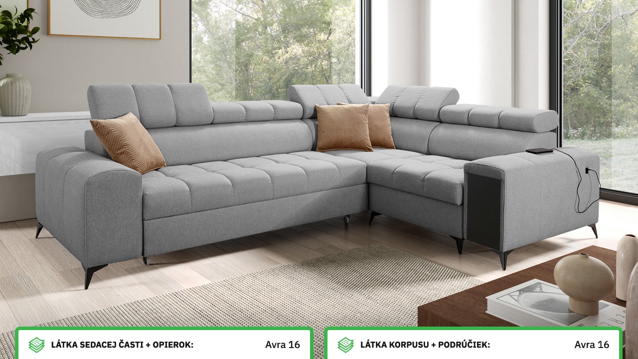 Rohová sedačka GRECCO II Farebné prevedenie