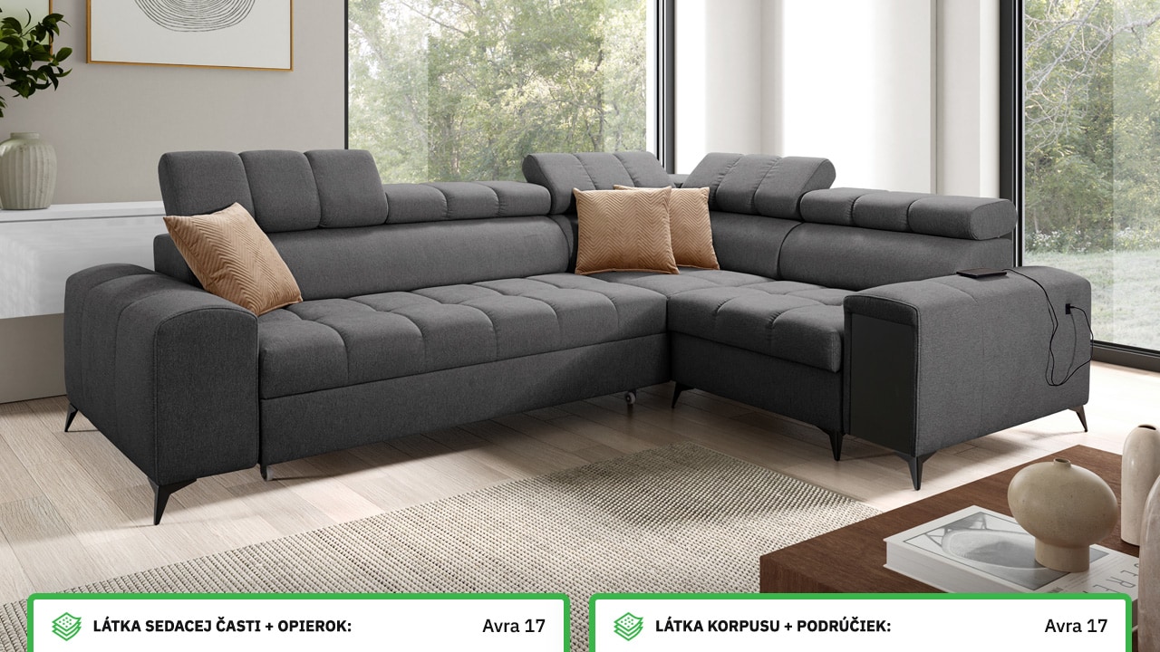 Rohová sedačka GRECCO II Farebné prevedenie