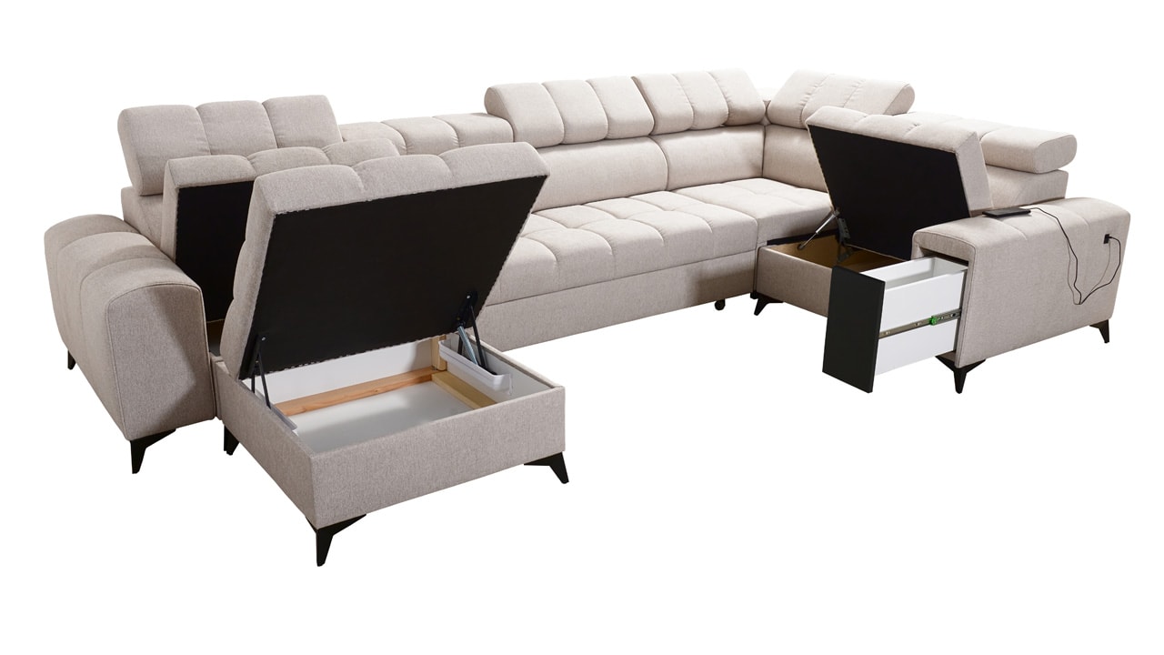 Sedacia súprava GRECCO IV MAXI Úložný priestor