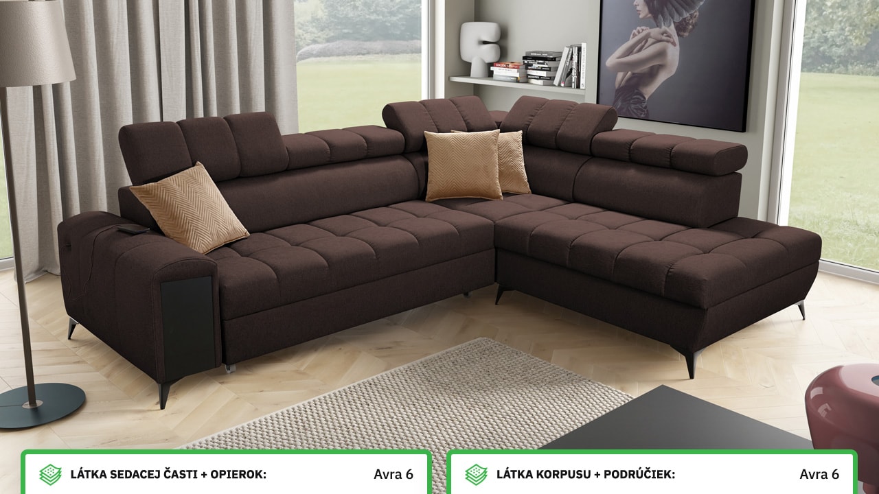 Rohová sedačka GRECCO VII Farebné prevedenie