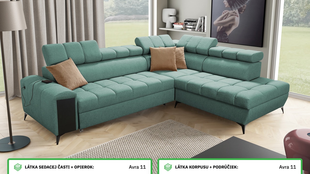 Rohová sedačka GRECCO VII Farebné prevedenie