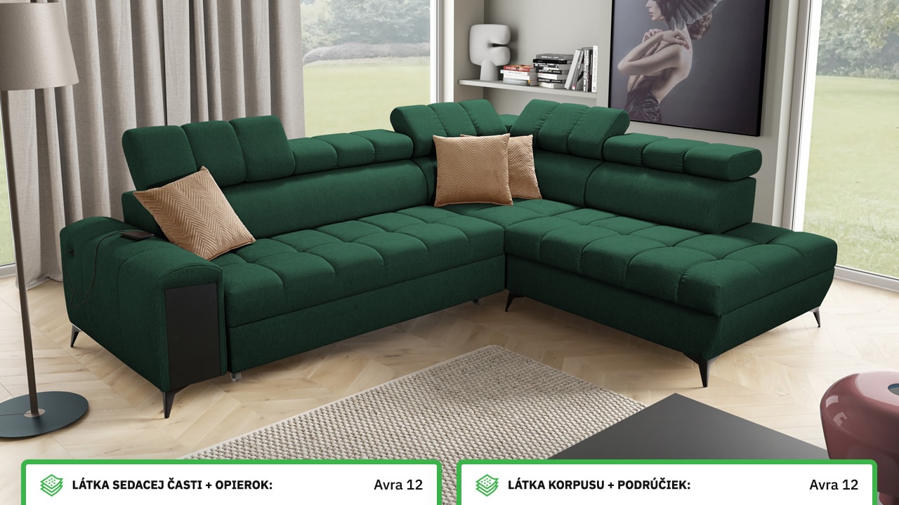 Rohová sedačka GRECCO VII Farebné prevedenie