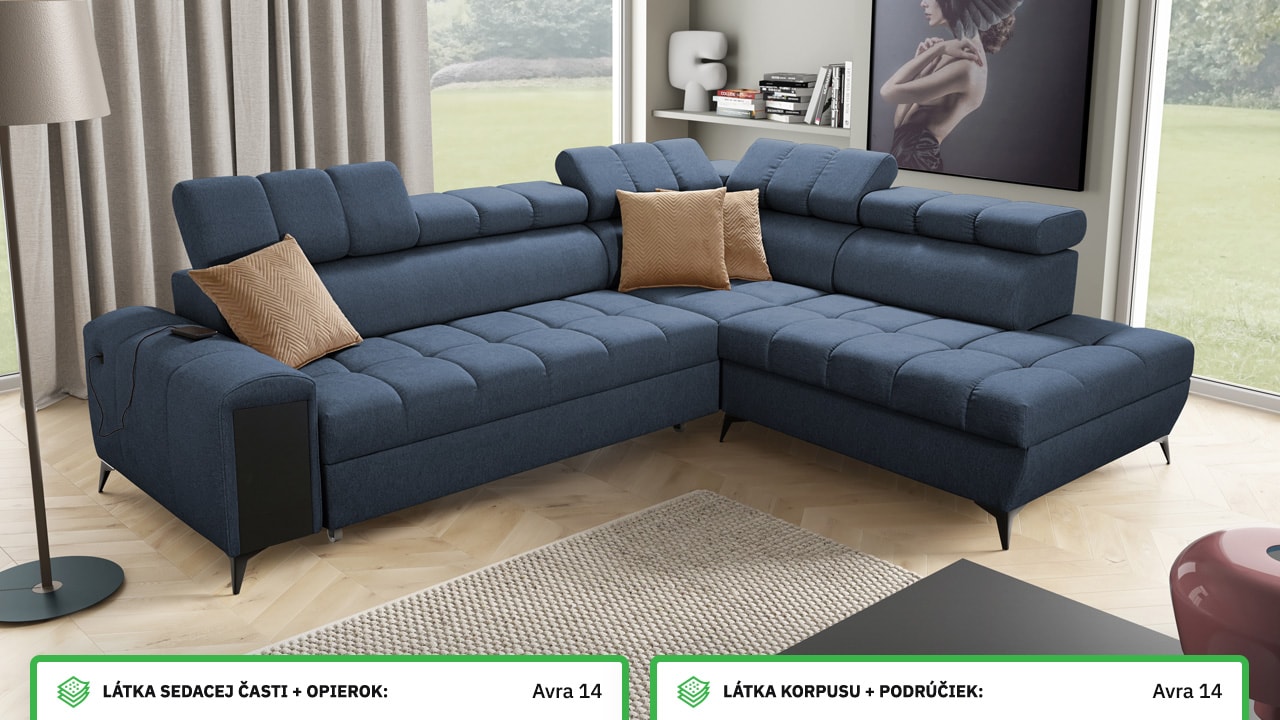 Rohová sedačka GRECCO VII Farebné prevedenie