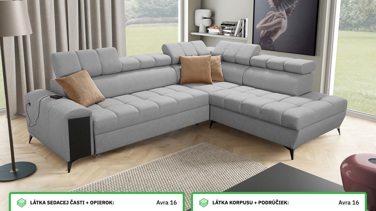 Rohová sedačka GRECCO VII Farebné prevedenie