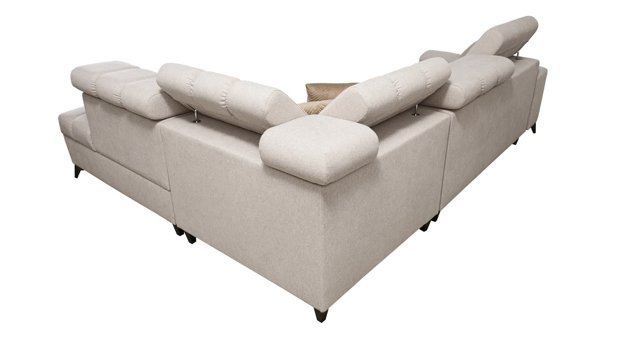 Rohová sedačka GRECCO VII Pohľad zozadu