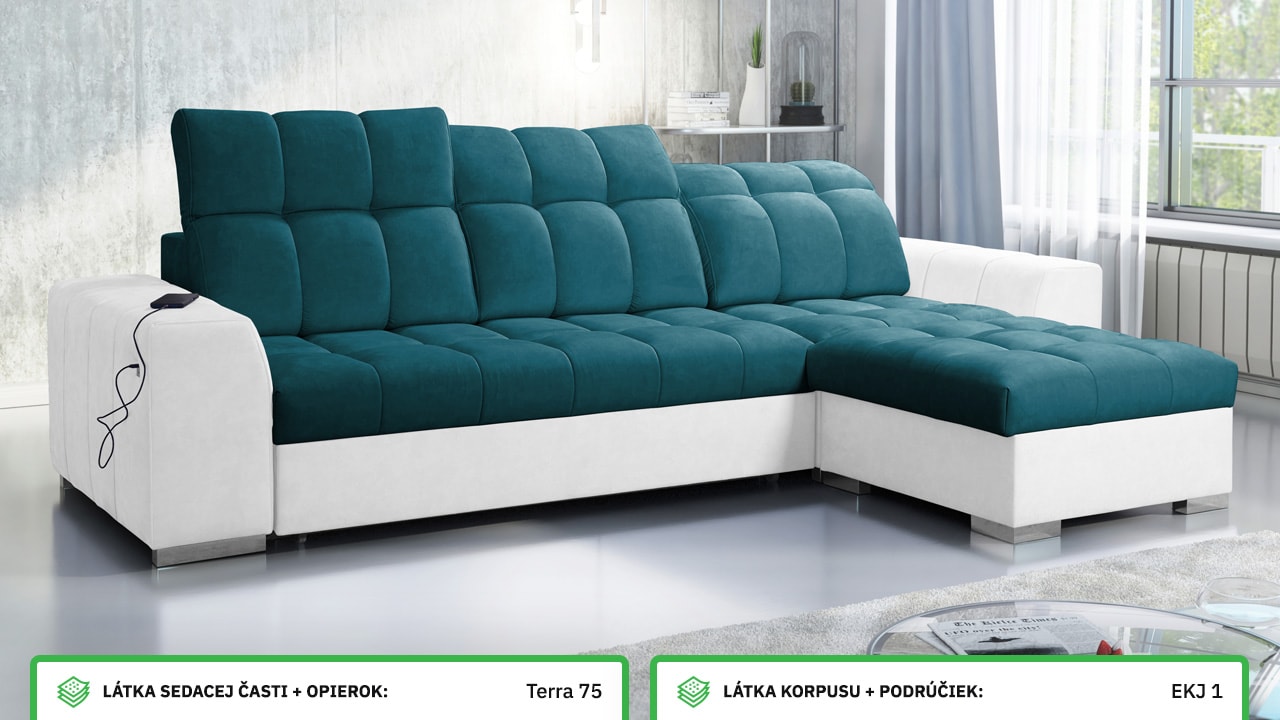 Rohová sedačka PAGANNI I Farebné prevedenie