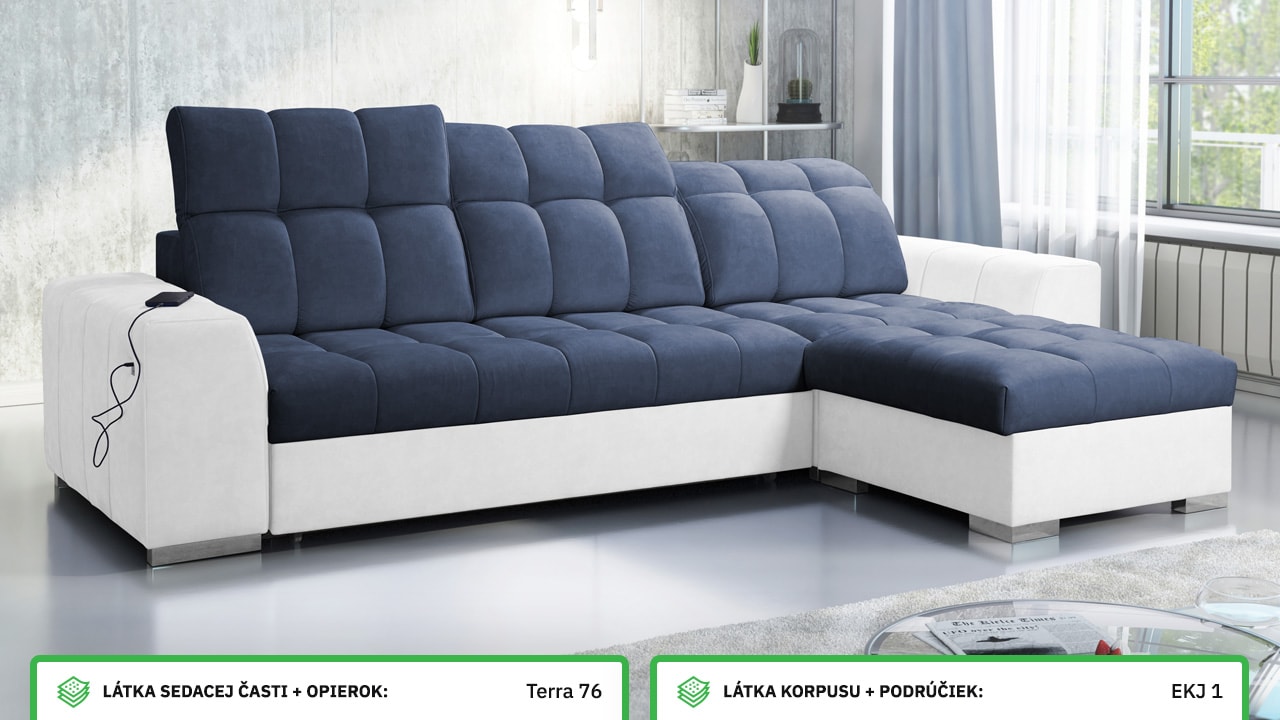 Rohová sedačka PAGANNI I Farebné prevedenie