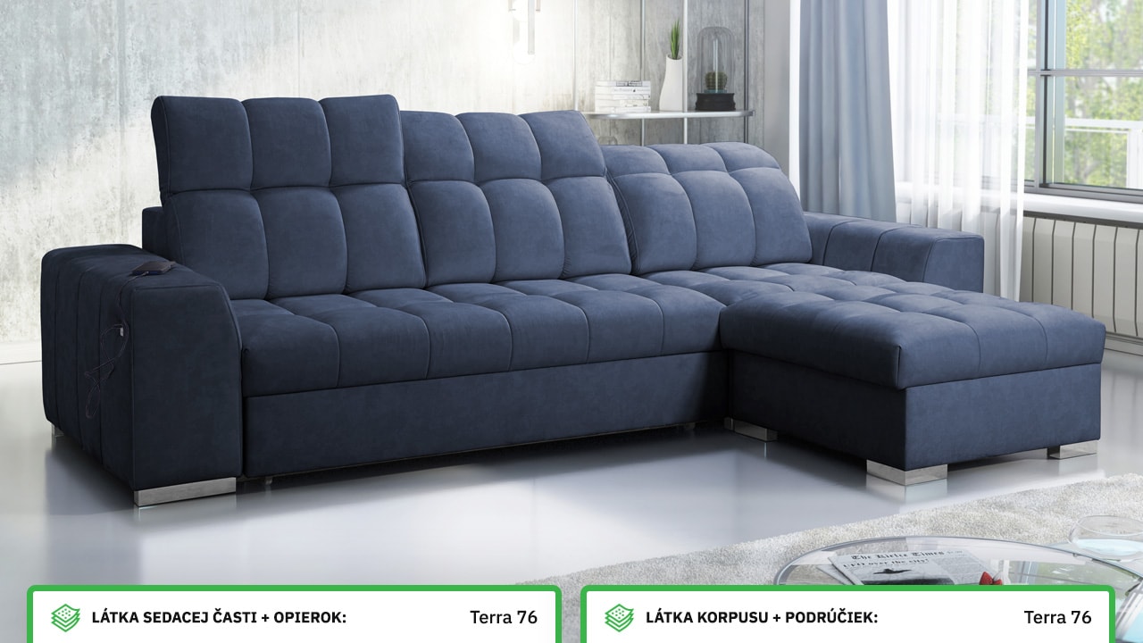 Rohová sedačka PAGANNI I Farebné prevedenie