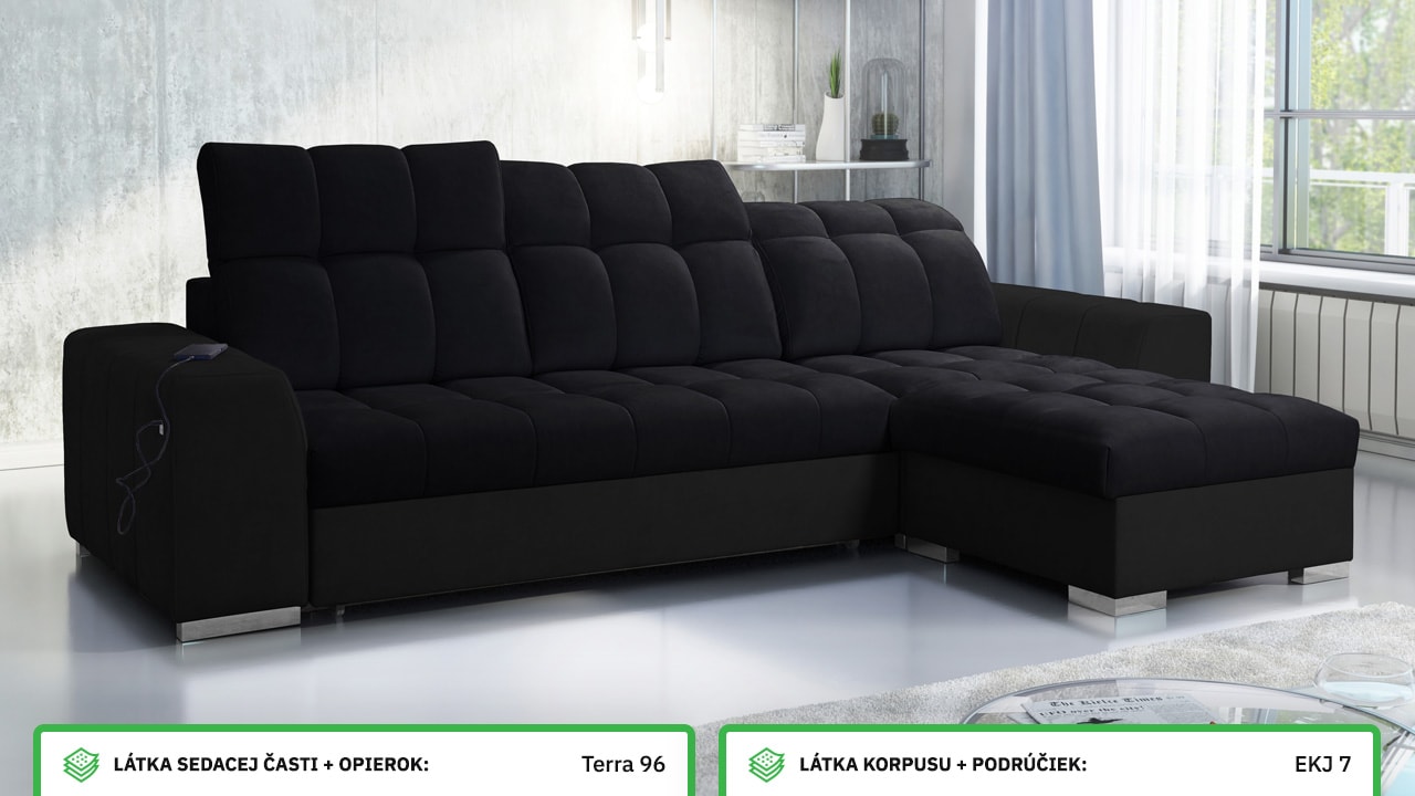 Rohová sedačka PAGANNI I Farebné prevedenie