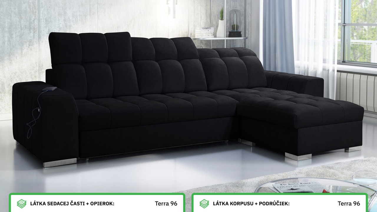 Rohová sedačka PAGANNI I Farebné prevedenie