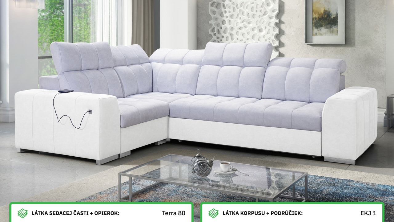 Rohová sedačka PAGANNI II Farebné prevedenie