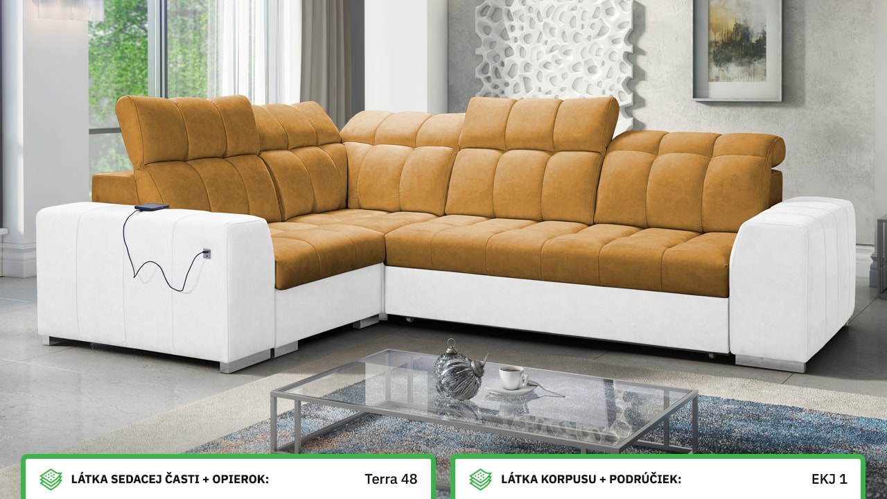 Rohová sedačka PAGANNI II Farebné prevedenie