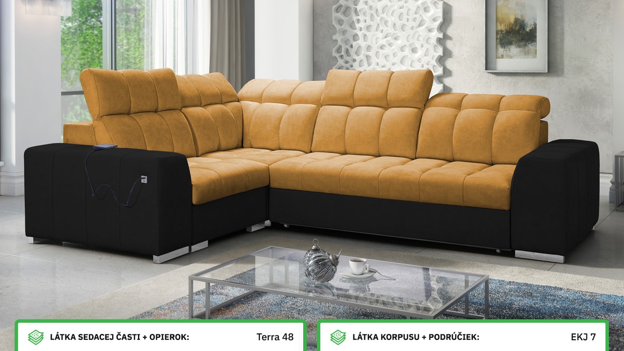 Rohová sedačka PAGANNI II Farebné prevedenie