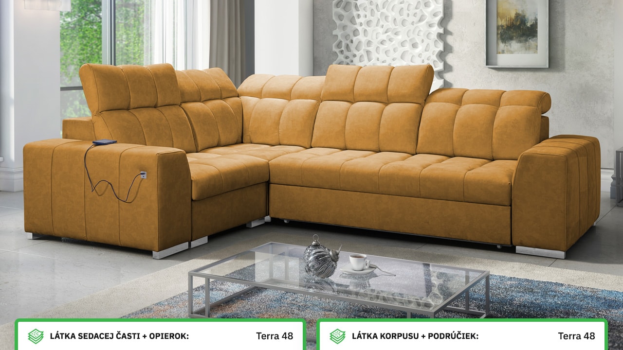 Rohová sedačka PAGANNI II Farebné prevedenie