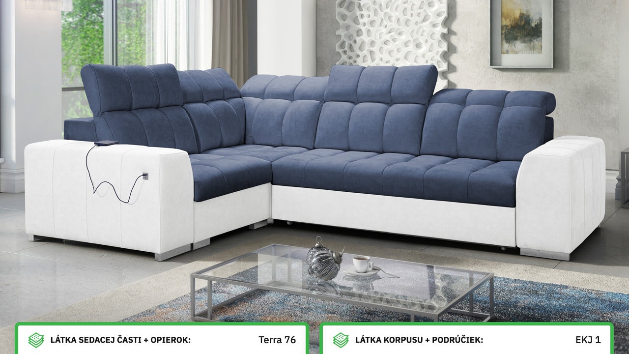 Rohová sedačka PAGANNI II Farebné prevedenie