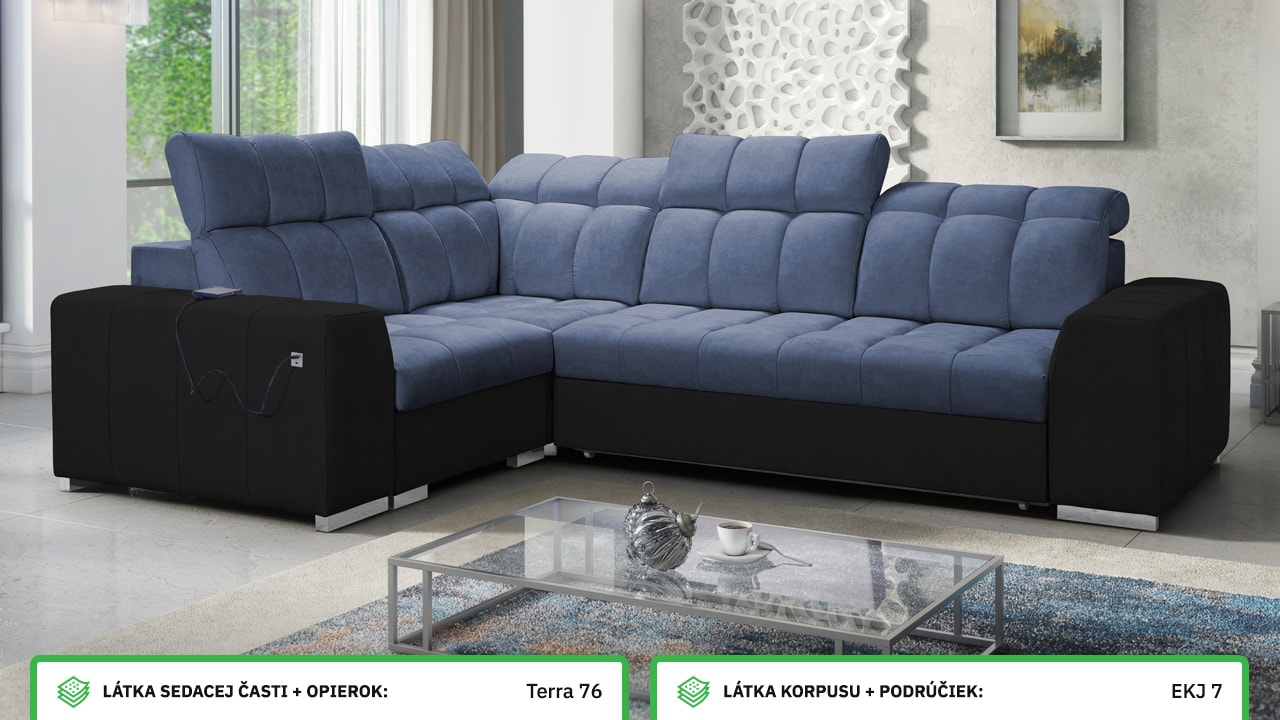 Rohová sedačka PAGANNI II Farebné prevedenie