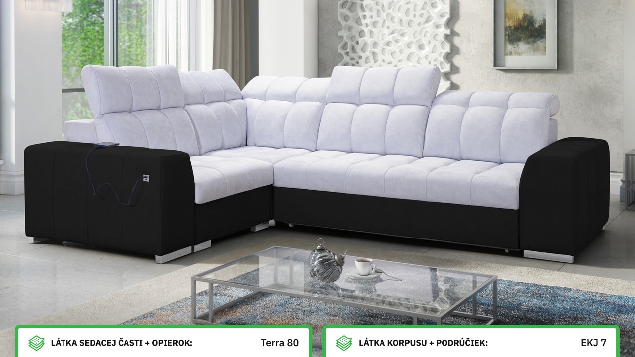 Rohová sedačka PAGANNI II Farebné prevedenie