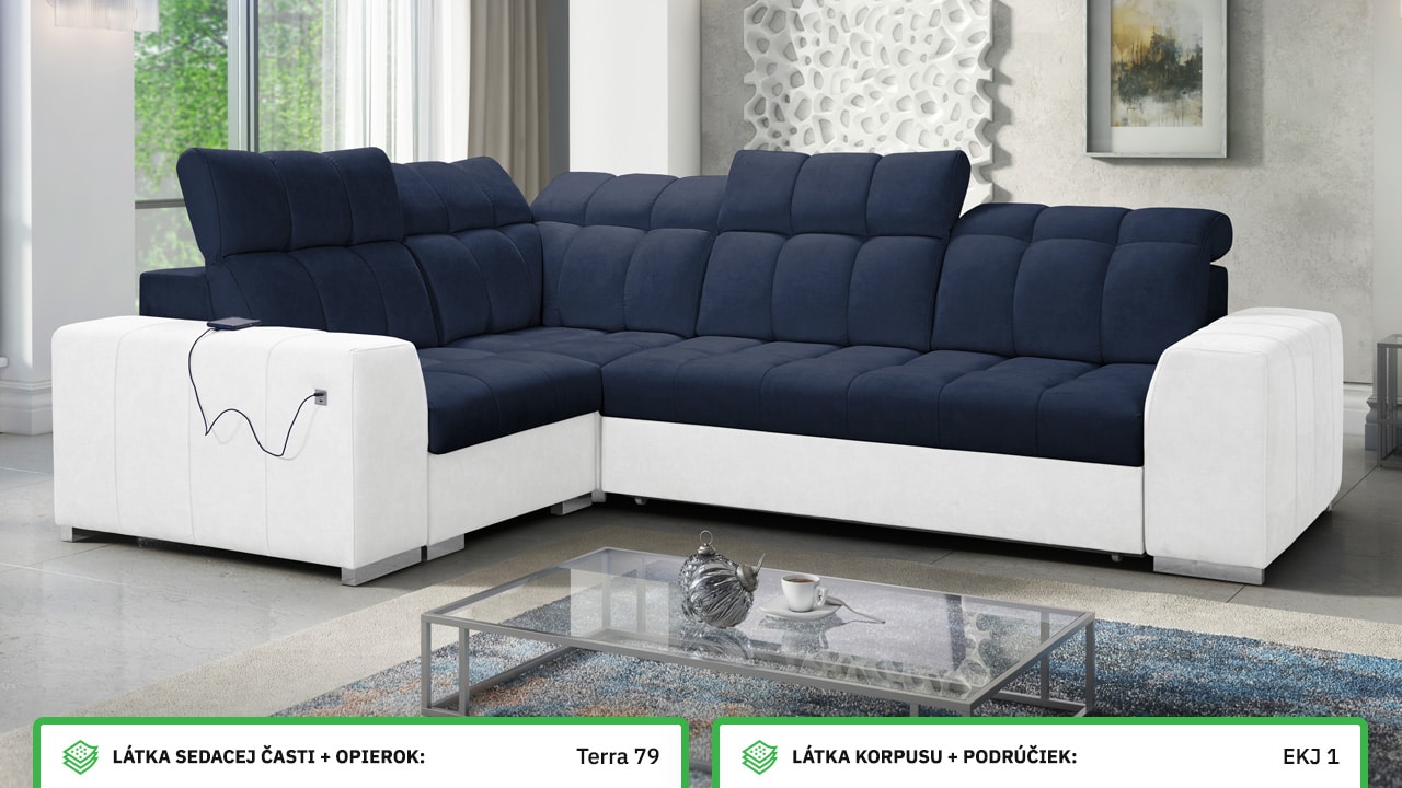 Rohová sedačka PAGANNI II Farebné prevedenie