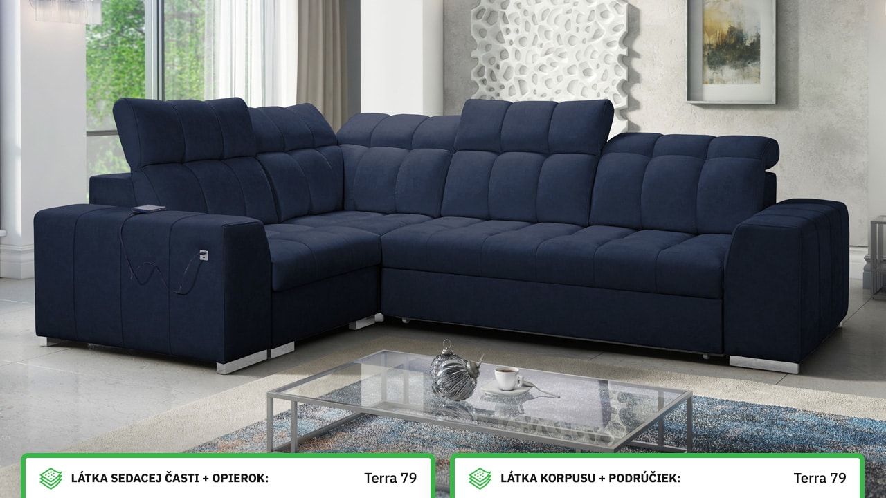 Rohová sedačka PAGANNI II Farebné prevedenie