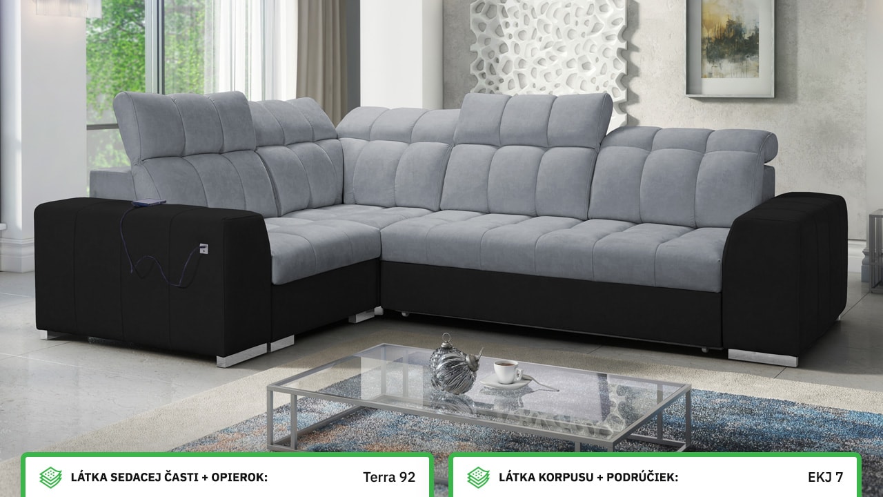 Rohová sedačka PAGANNI II Farebné prevedenie