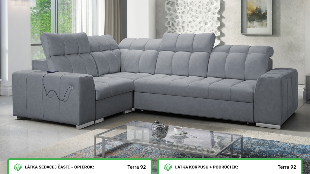 Rohová sedačka PAGANNI II Farebné prevedenie