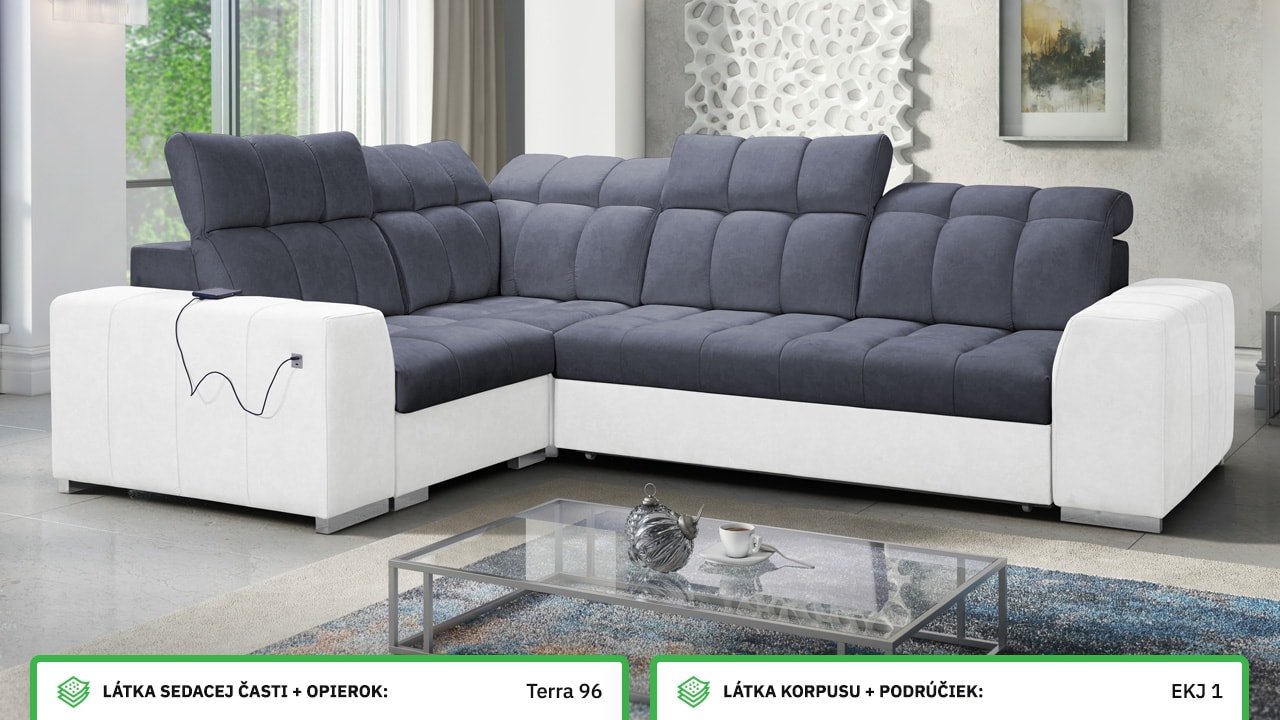 Rohová sedačka PAGANNI II Farebné prevedenie