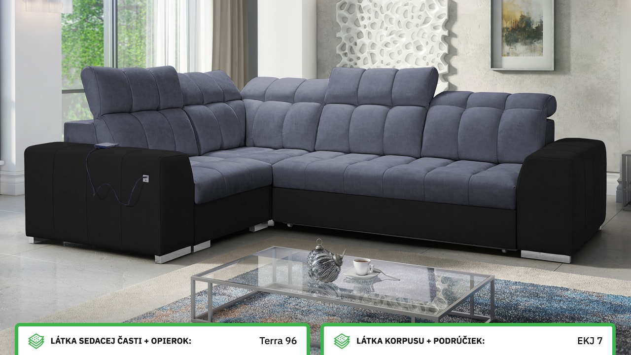 Rohová sedačka PAGANNI II Farebné prevedenie