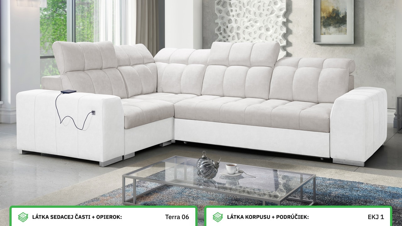 Rohová sedačka PAGANNI II Farebné prevedenie